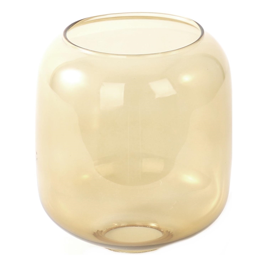BRILAGI - Stolní lampa WOOD GLASS 1xE27/40W/230V hnědá/černá/kouřová hnědá