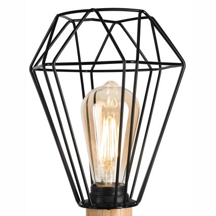 Brilagi - Stolní lampa WOODY BASKET 1xE27/60W/230V dub