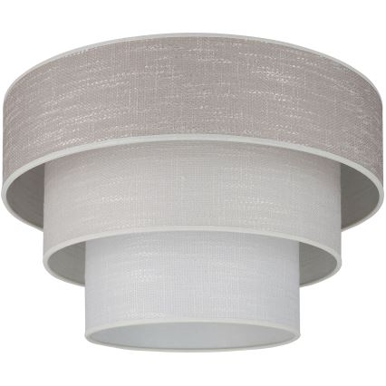 Brilagi - Stropní svítidlo ALASKA LUNETA 1xE27/15W/230V pr. 45 cm šedá/krémová