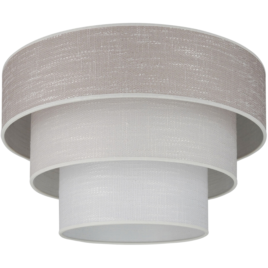 Brilagi - Stropní svítidlo ALASKA LUNETA 1xE27/15W/230V pr. 45 cm šedá/krémová