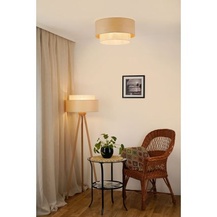Brilagi - Stropní svítidlo ARIZONA BOHO 1xE27/15W/230V pr. 45 cm béžová