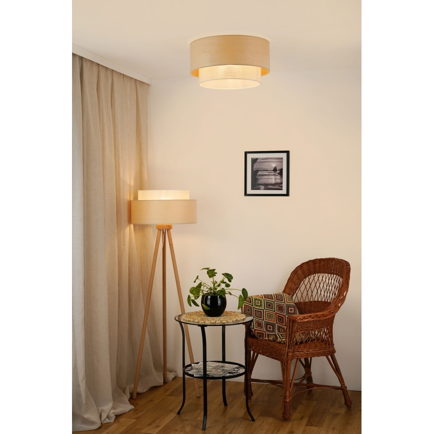 Brilagi - Stropní svítidlo ARIZONA BOHO 1xE27/15W/230V pr. 45 cm béžová