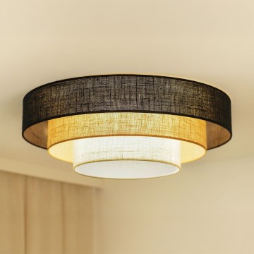 Brilagi - Stropní svítidlo ASPEN LUNETA LED/12W/230V pr. 60 cm 3000K/4000K/6400K černá/béžová/krémová
