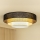 Brilagi - Stropní svítidlo ASPEN LUNETA LED/12W/230V pr. 60 cm 3000K/4000K/6400K černá/béžová/krémová