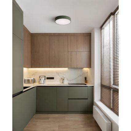 Brilagi - Stropní svítidlo CLARE 3xE27/24W/230V pr. 40 cm khaki