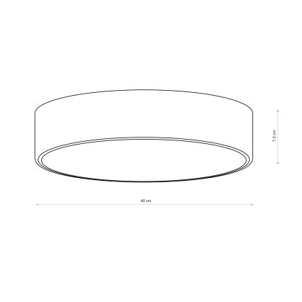 Brilagi - Stropní svítidlo CLARE 3xE27/40W/230V pr. 40 cm růžová