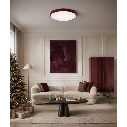 Brilagi - Stropní svítidlo CLARE 4xE27/40W/230V pr. 50 cm burgundy