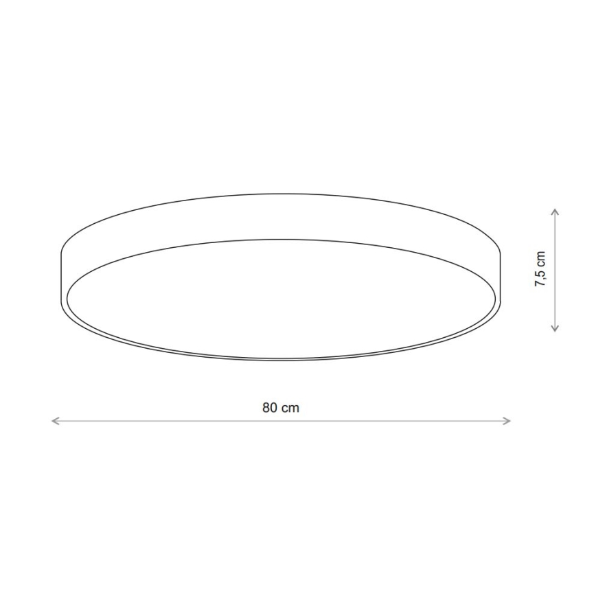 Brilagi - Stropní svítidlo CLARE 6xE27/24W/230V pr. 80 cm béžová