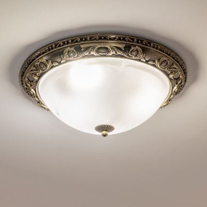 BRILAGI - Stropní svítidlo CLASSIC 3xE27/60W/230V mosaz