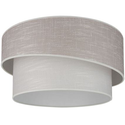 Brilagi - Stropní svítidlo DOVER SHINE 1xE27/15W/230V pr. 50 cm šedá/krémová