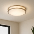Brilagi - Stropní svítidlo ELARO 4xE27/40W/230V pr. 41 cm zlatá