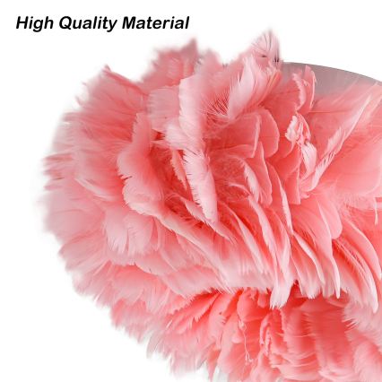 BRILAGI - Stropní svítidlo FEATHER 3xE27/40W/230V pr. 40 cm růžová