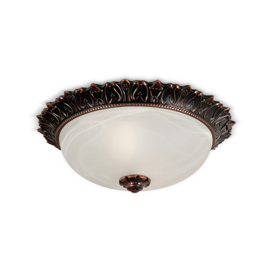 Brilagi - Stropní svítidlo FRESCO 2xE27/40W/230V pr. 30 cm bronzová