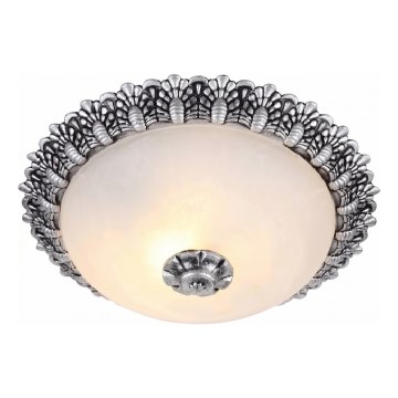 Brilagi - Stropní svítidlo FRESCO 2xE27/40W/230V pr. 30 cm stříbrná