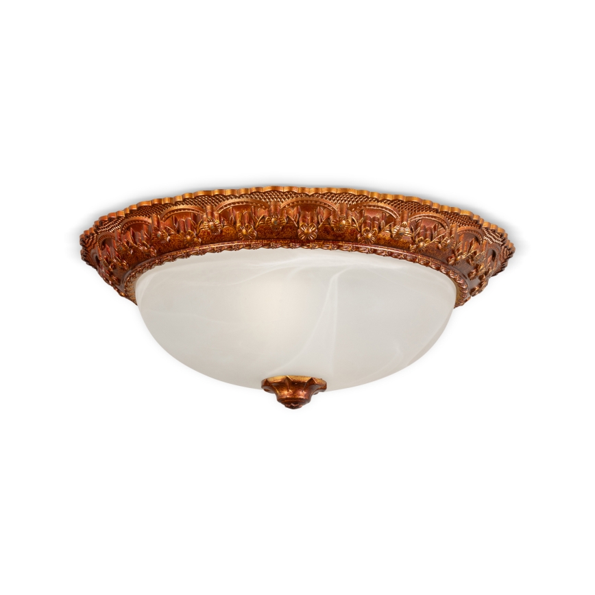 Brilagi - Stropní svítidlo FRESCO 2xE27/40W/230V pr. 30 cm zlatá