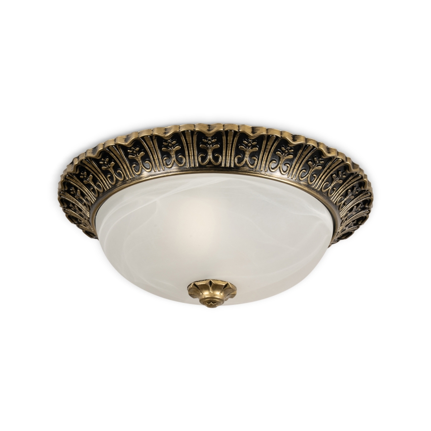 Brilagi - Stropní svítidlo FRESCO 2xE27/40W/230V pr. 30 cm zlatá