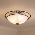 BRILAGI - Stropní svítidlo FRESCO 2xE27/40W/230V pr. 43 cm hnědá
