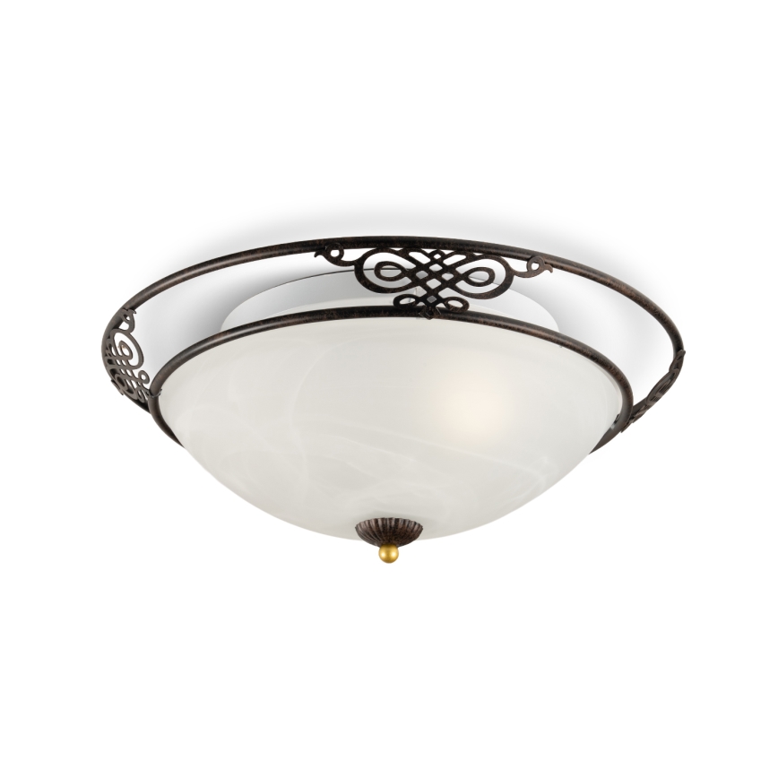 BRILAGI - Stropní svítidlo FRESCO 2xE27/40W/230V pr. 43 cm hnědá