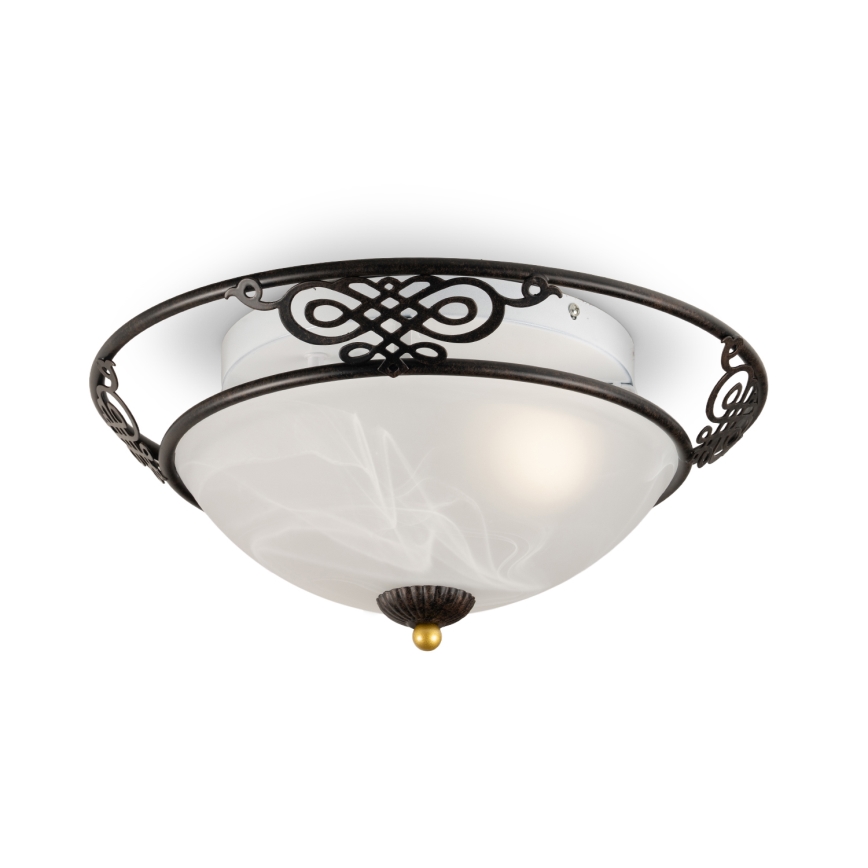 BRILAGI - Stropní svítidlo FRESCO 3xE27/40W/230V pr. 48 cm hnědá