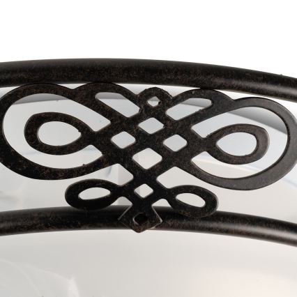 BRILAGI - Stropní svítidlo FRESCO 3xE27/40W/230V pr. 48 cm hnědá