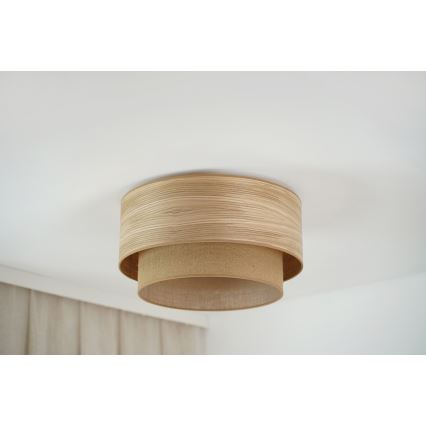 Brilagi - Stropní svítidlo MONTANA BOHO 1xE27/15W/230V pr. 45 cm hnědá