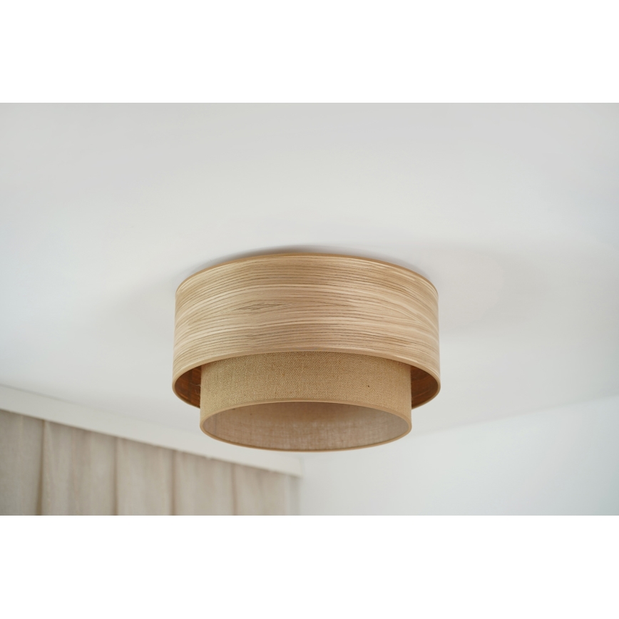 Brilagi - Stropní svítidlo MONTANA BOHO 1xE27/15W/230V pr. 45 cm hnědá