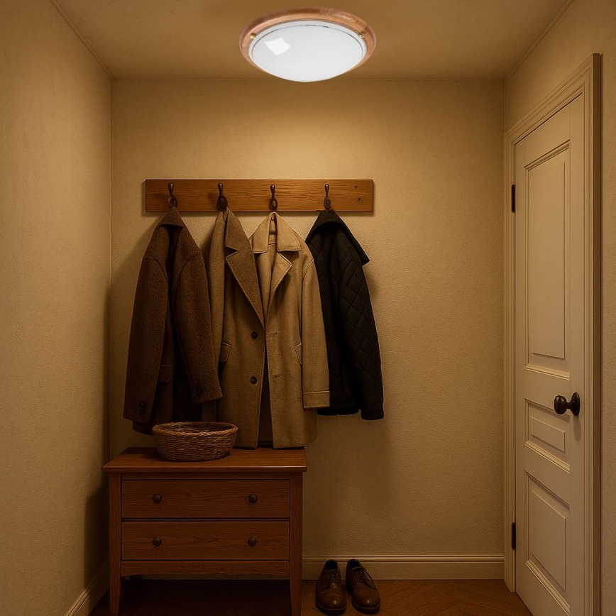 Brilagi - Stropní svítidlo ORBIS 2xE27/60W/230V pr. 38 cm borovice