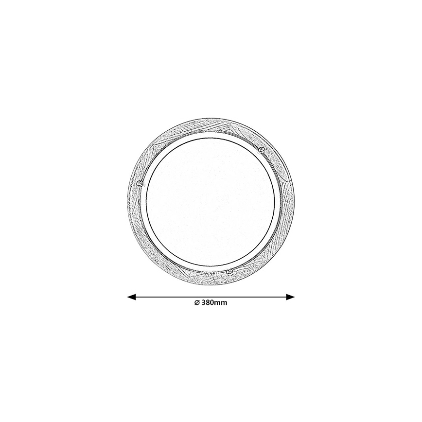 Brilagi - Stropní svítidlo ORBIS 2xE27/60W/230V pr. 38 cm borovice