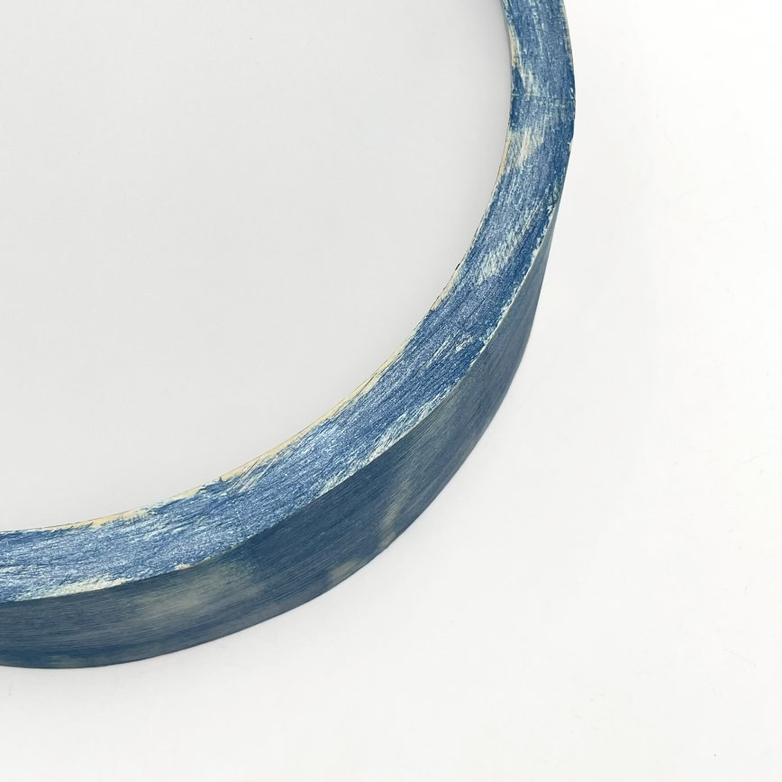 Brilagi - Stropní svítidlo PINO 1xE27/15W/230V borovice/modrá pr. 27,5 cm