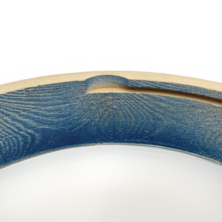 Brilagi - Stropní svítidlo PINO 2xE27/15W/230V borovice/modrá pr. 37,5 cm