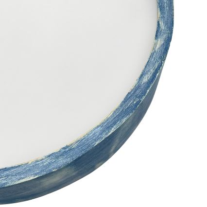 Brilagi - Stropní svítidlo PINO 2xE27/15W/230V borovice/modrá pr. 37,5 cm