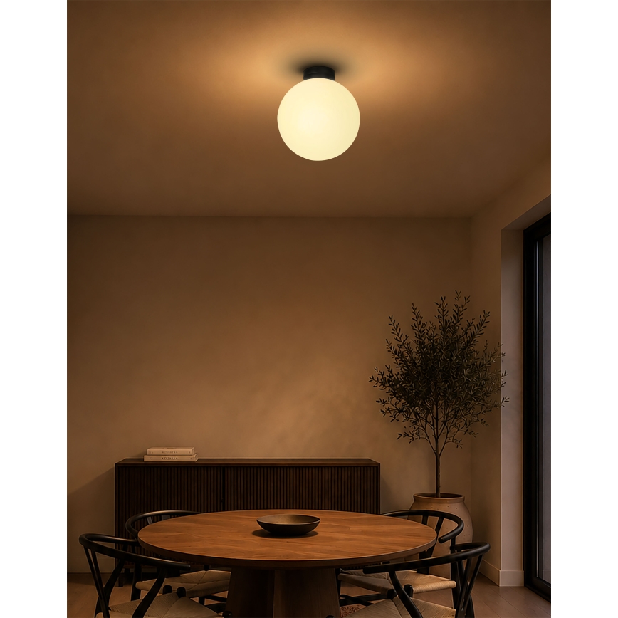 BRILAGI - Stropní svítidlo POLOS 1xE27/40W/230V pr. 30 cm černá