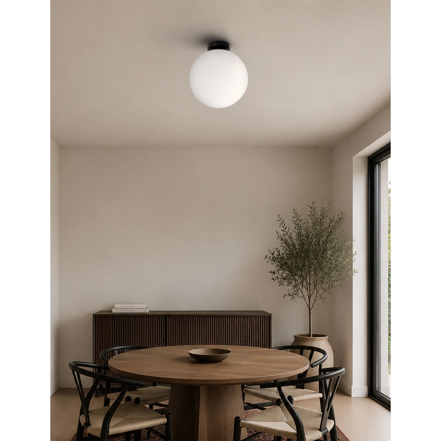 BRILAGI - Stropní svítidlo POLOS 1xE27/40W/230V pr. 30 cm černá