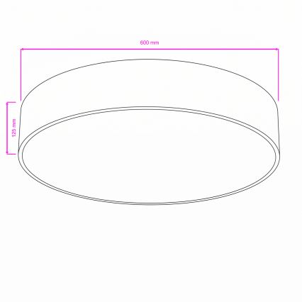BRILAGI - Stropní svítidlo POOL 5xE27/15W/230V pr. 60 cm IP54 béžová