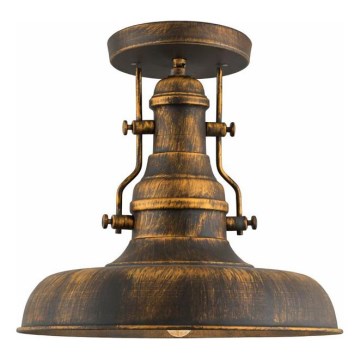 Brilagi - Stropní svítidlo PYRONIC 1xE27/40W/230V pr. 32 cm bronzová/patina