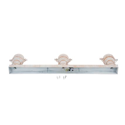 Brilagi - Stropní svítidlo PYRONIC 3xE27/40W/230V krémová/patina