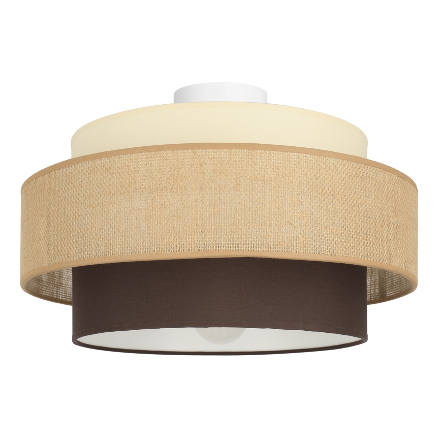 Brilagi - Stropní svítidlo RESNA 1xE27/60W/230V pr. 40 cm béžová/černá
