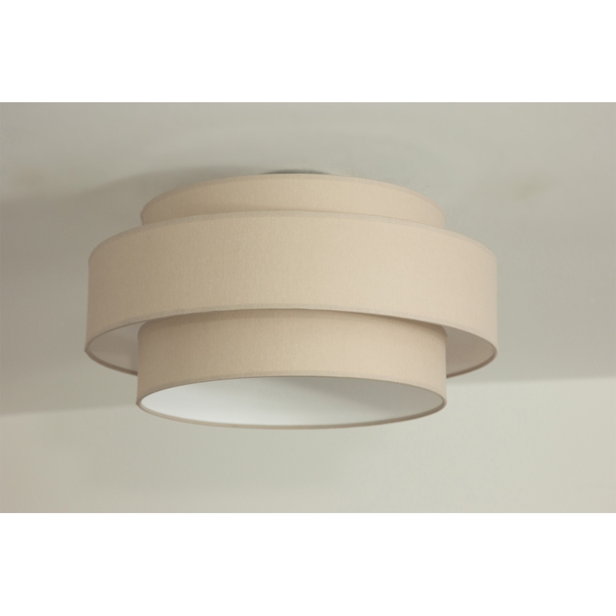 Brilagi - Stropní svítidlo RESNA 1xE27/60W/230V pr. 40 cm béžová