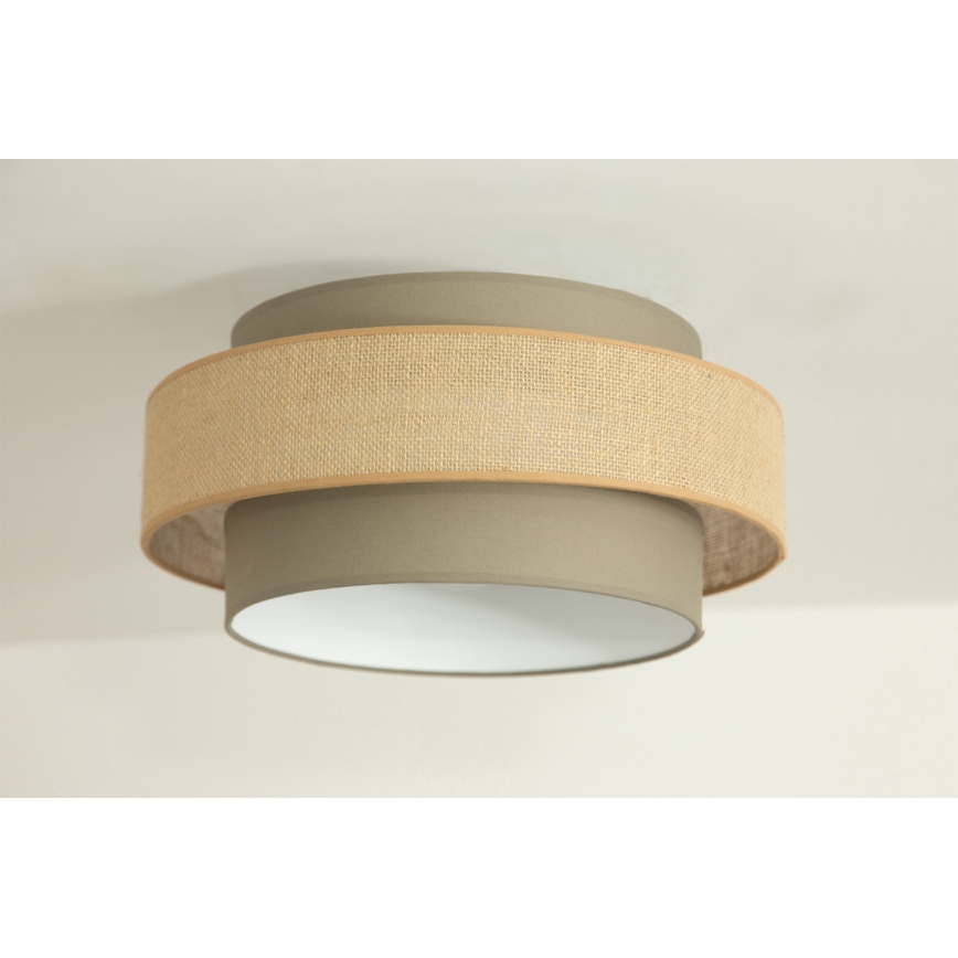Brilagi - Stropní svítidlo RESNA 1xE27/60W/230V pr. 40 cm hnědá/béžová