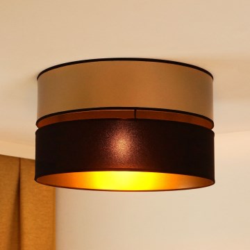 Brilagi - Stropní svítidlo ROYAL 1xE27/15W/230V pr. 40 cm černá/zlatá
