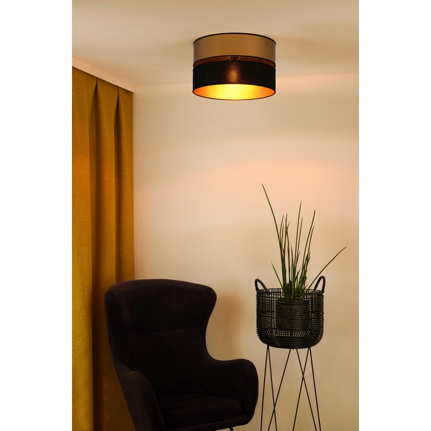 Brilagi - Stropní svítidlo ROYAL 1xE27/15W/230V pr. 40 cm černá/zlatá