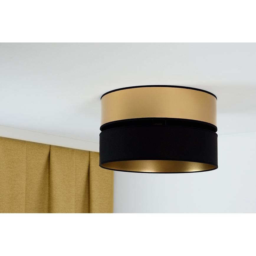 Brilagi - Stropní svítidlo ROYAL 1xE27/15W/230V pr. 40 cm černá/zlatá