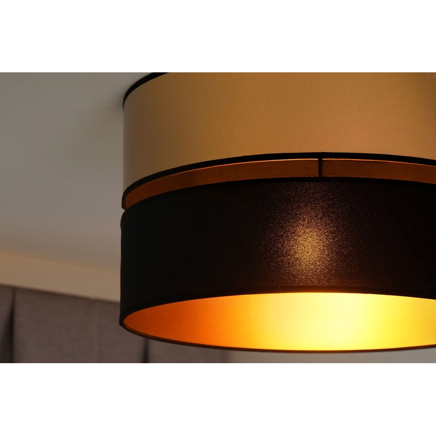 Brilagi - Stropní svítidlo ROYAL 1xE27/15W/230V pr. 40 cm černá/zlatá