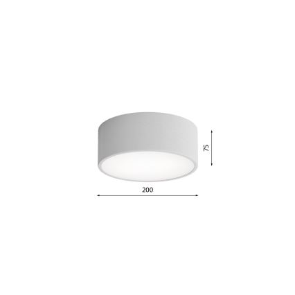 Brilagi - Stropní svítidlo se senzorem CLARE 1xE27/24W/230V pr. 20 cm šedá