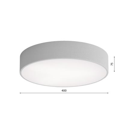 Brilagi - Stropní svítidlo se senzorem CLARE 3xE27/40W/230V pr. 40 cm šedá