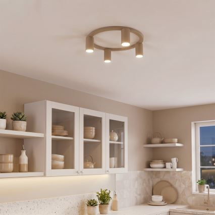 BRILAGI - Stropní svítidlo SELE 4xGU10/30W/230V béžová