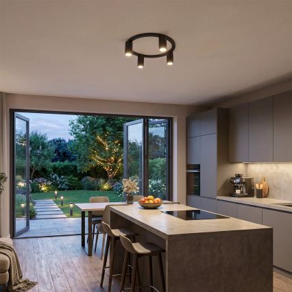 Brilagi - Stropní svítidlo SELE 4xGU10/30W/230V černá
