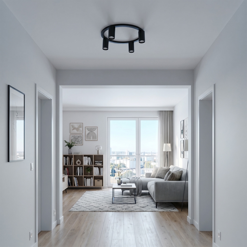 Brilagi - Stropní svítidlo SELE 4xGU10/30W/230V černá