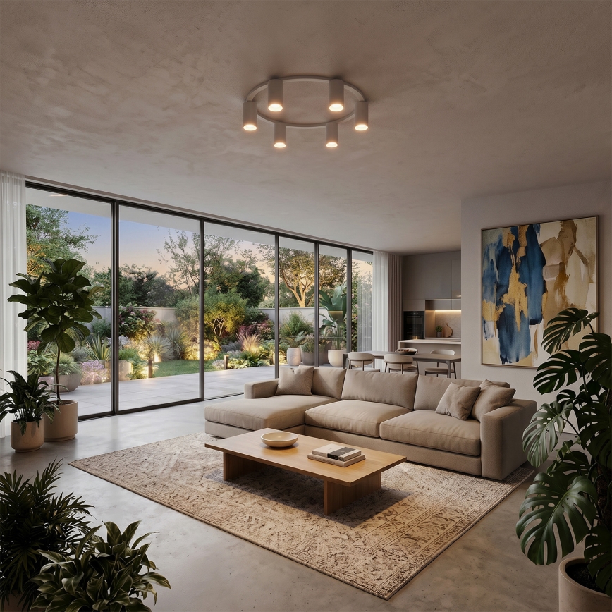 Brilagi - Stropní svítidlo SELE 6xGU10/30W/230V bílá