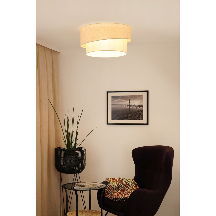 Brilagi - Stropní svítidlo SHINE 1xE27/15W/230V pr. 50 cm krémová